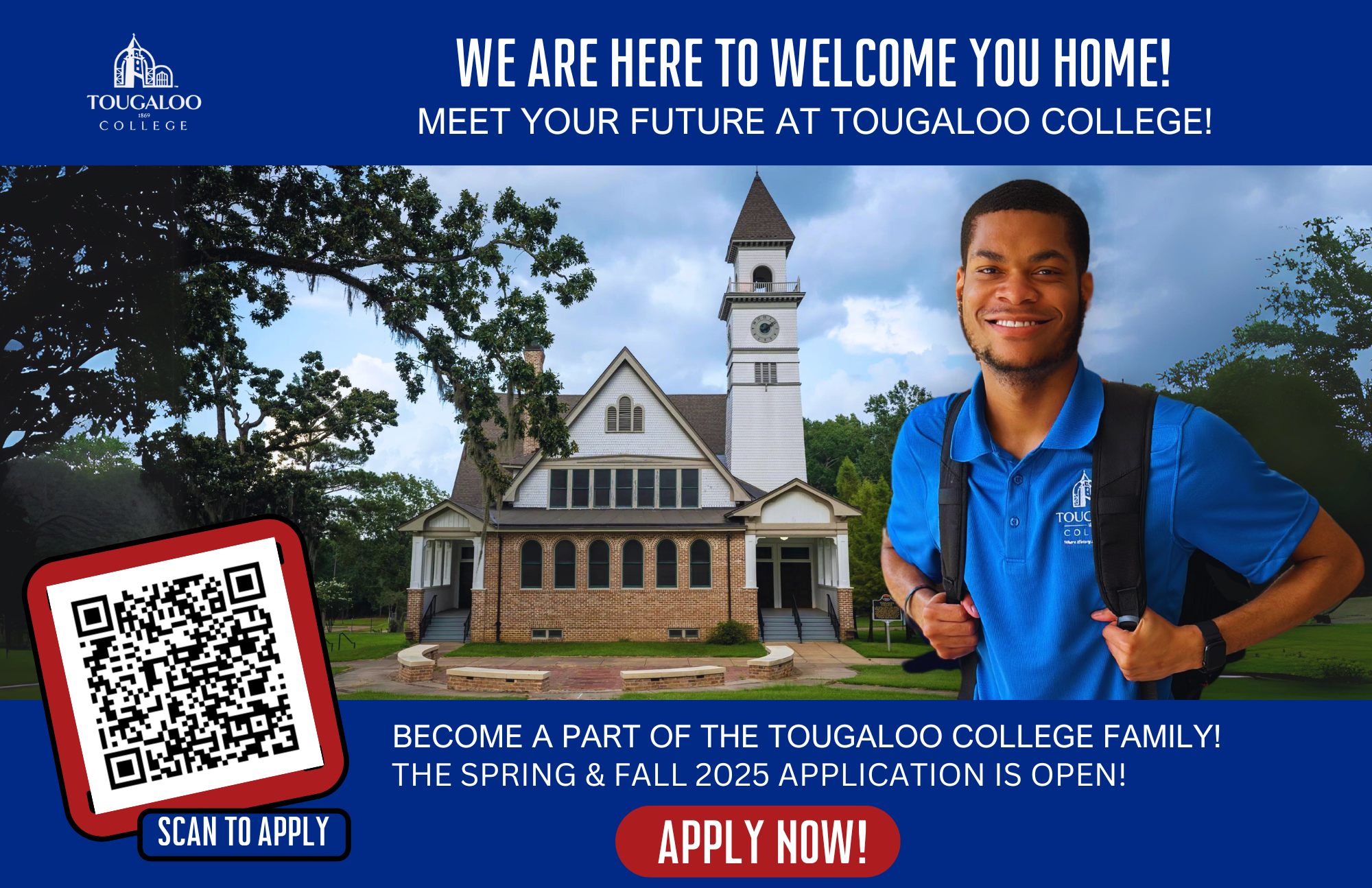 Admissions flyer digital design