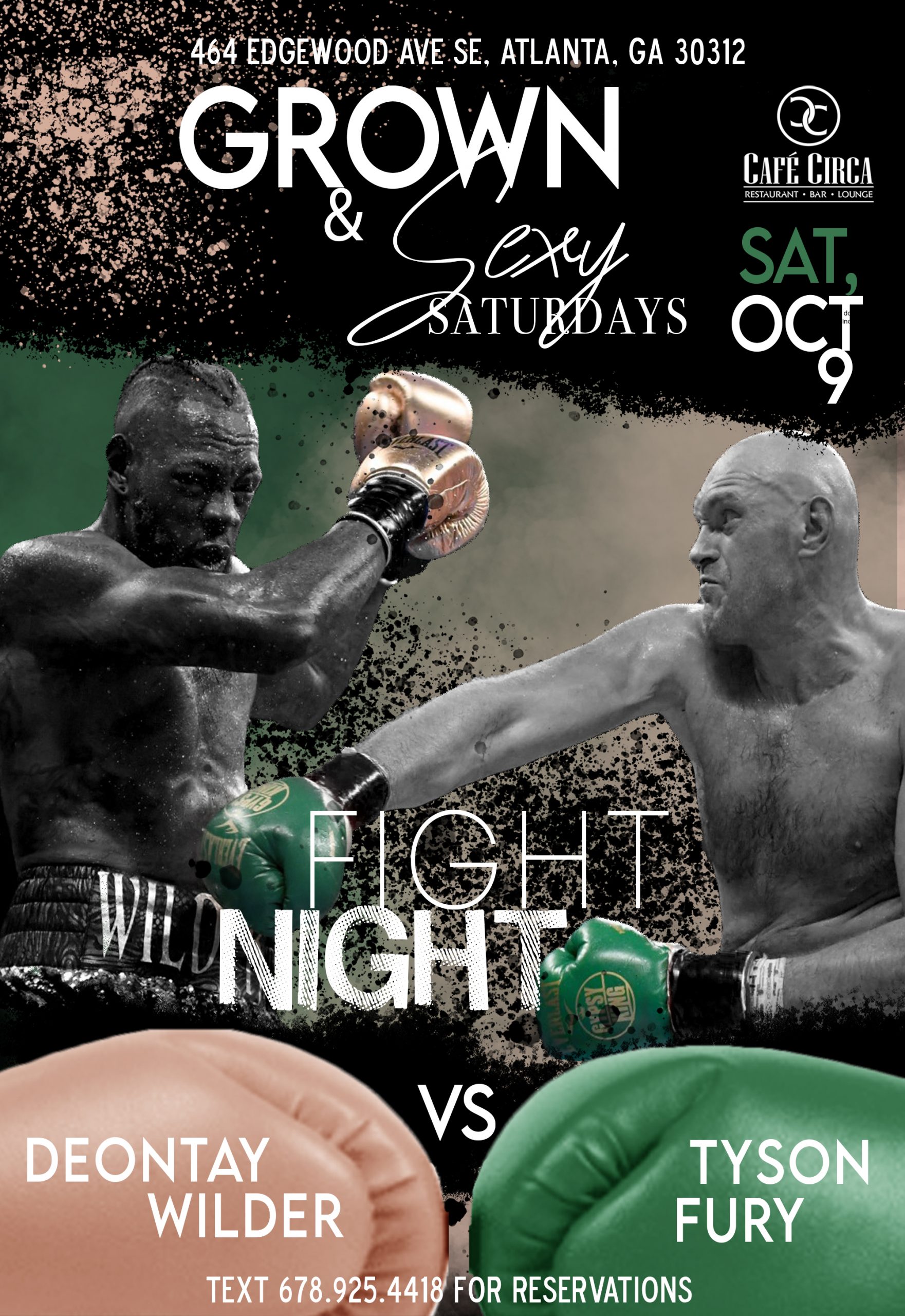 Boxing flyer digital design