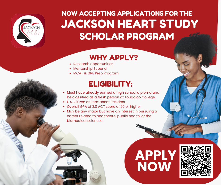 Jackson Heart Study Scholar announcement digital design