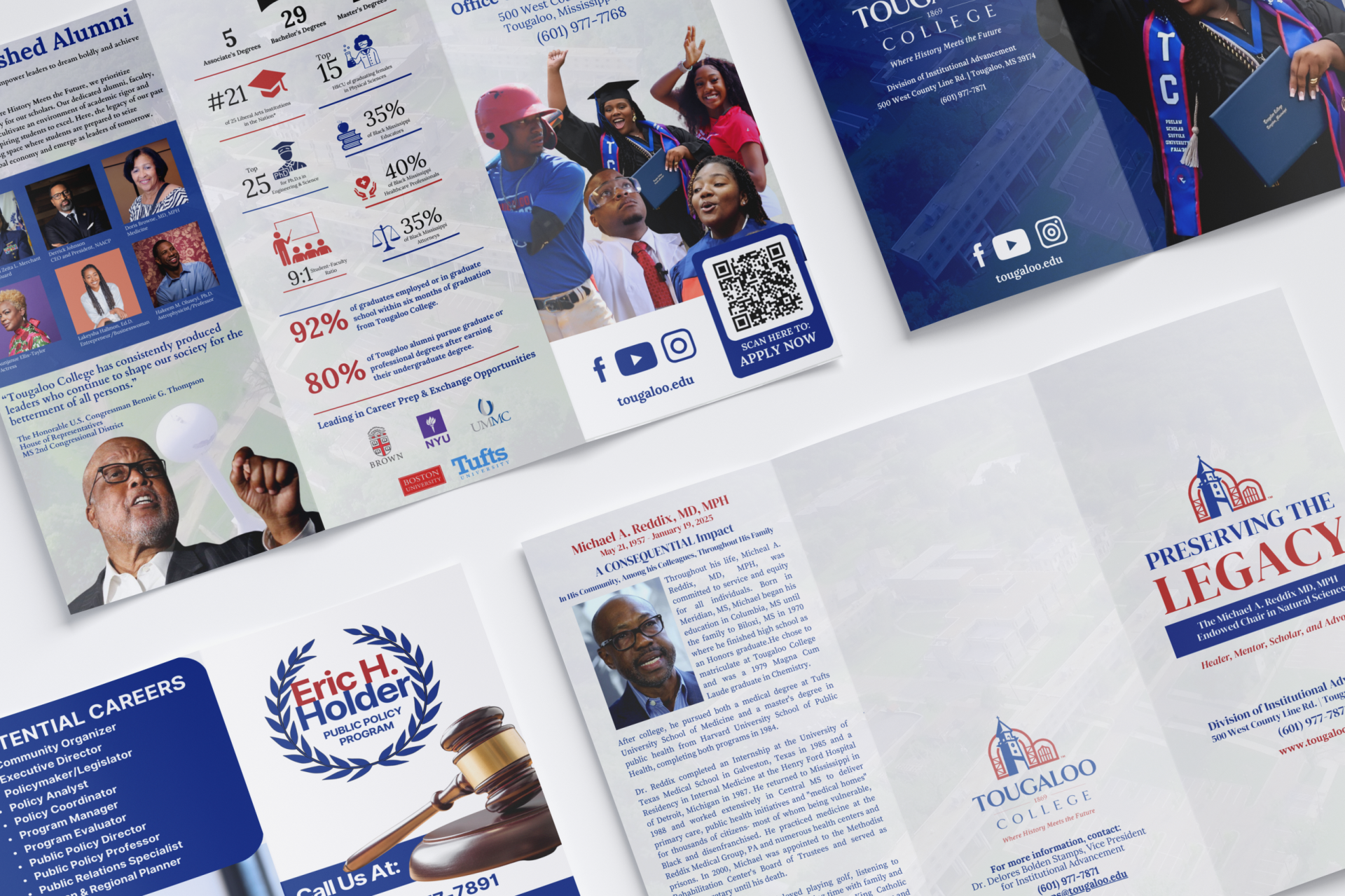 Trifold brochure mockup
