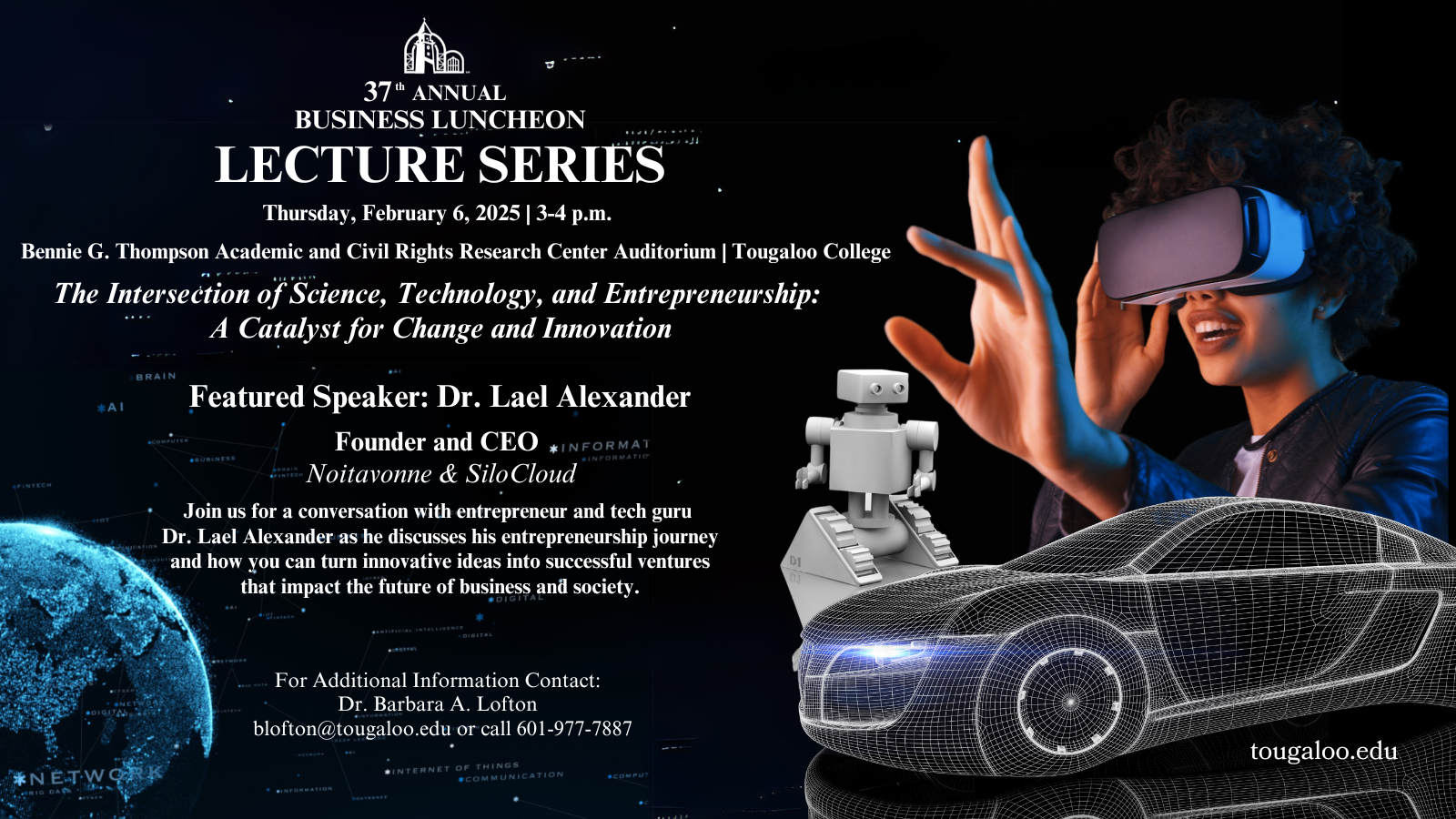 Lecture Series flyer digital design
